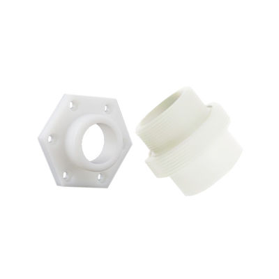 Customized POM Material CNC Machining Milling Parts In White Color